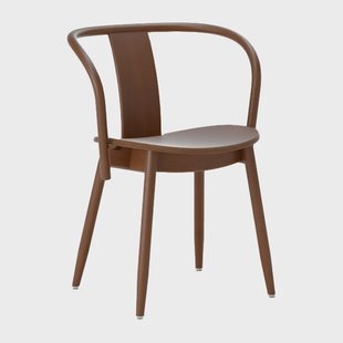 Massproductions Icha stoel Zwartgebeitst beukenhout