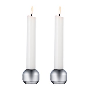 LIND DNA Silhouette kandelaar 34 2-pack Chrome