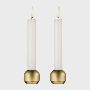 LIND DNA Silhouette kandelaar 34 2-pack Goud