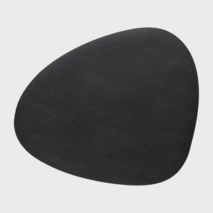 LIND DNA Serene placemat curve L 37x44 cm Black