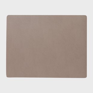 LIND DNA Serene placemat square L 35x45 cm Mole Grey