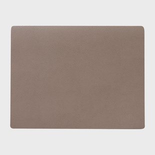LIND DNA Serene placemat square M 26,5x34,5 cm Mole Grey