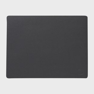 LIND DNA Serene placemat square M 26,5x34,5 cm Anthracite