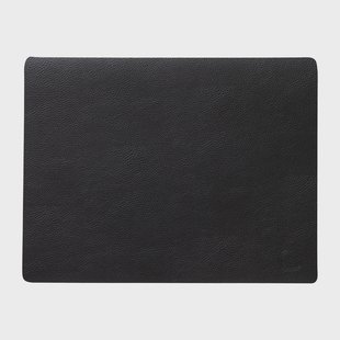 LIND DNA Serene placemat square M 26,5x34,5 cm Black