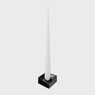STOFF STOFF Nagel reflect kandelaar large 3,2 cm Zwart chroom STOFF STOFF Nagel reflect kandelaar large 3,2 cm Zwart chroom