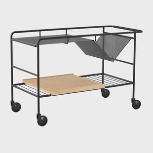 &Tradition Alima opbergtrolley gelakt eikenhout Black & lacquered oak