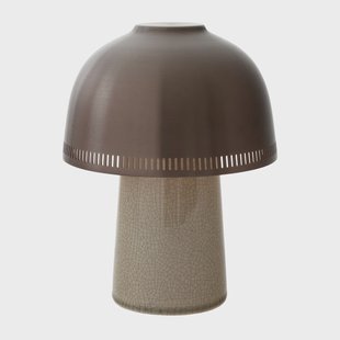 &Tradition Raku SH8 tafellamp Beige Grey & Bronze