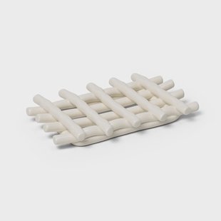Ferm Living Ceramic zeepbakje 10x14,5 cm Off-white
