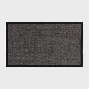 Dixie Jenny Sisal deurmat zwart 70x120 cm