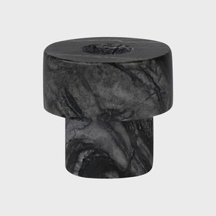 Mette Ditmer Marble kandelaar 5 cm Grijs