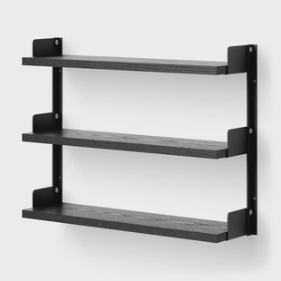 New Works New Works Tea Shelf wandplank 46x62,5 cm Zwart essenhout