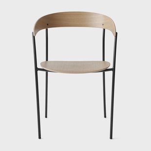 New Works Missing stoel met armleuningen Eikenhout