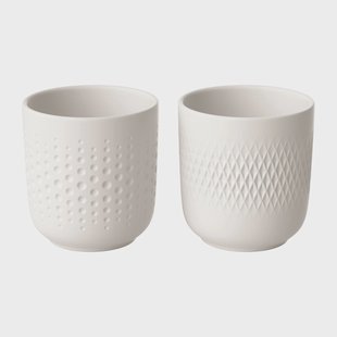 Villeroy & Boch Manufacture Collier kop 2-pack Wit