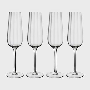 Villeroy & Boch Rose Garden champagneglas 4-pack 29 cl Transparant
