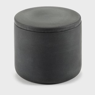 Serax Cose opbergpot rond met deksel S laag Ø7 cm Dark Grey