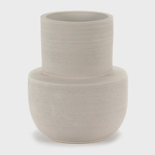 Serax Volumes vaas M Ø25 cm Beige