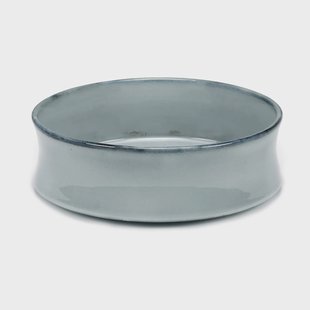 Serax Pure kom geglazuurd L Ø24 cm Blue