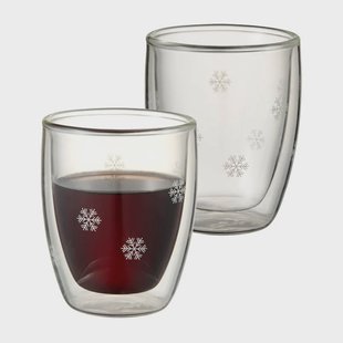 Dorre Snöstjärna dubbelwandig glas 2-pack 13 cl