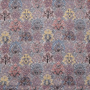 Almedahls Botanic Garden linnen stof Roze bruin