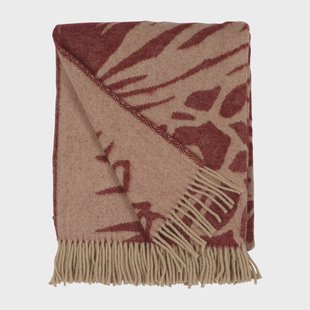 Almedahls Kotteri plaid 130x170 cm Wijnrood-beige