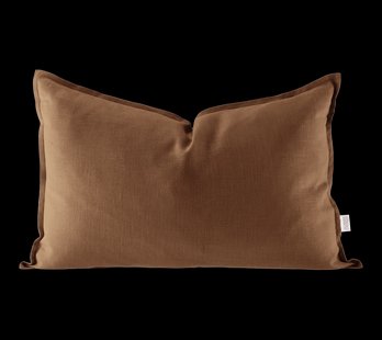 Scandi Living Calm kussenhoes linnen 40x60 cm Almond Brown
