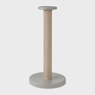 Stelton Emma keukenpapierhouder 28 cm Grijs-beukenhout