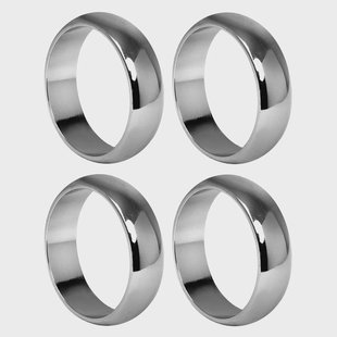 Himla Monaco servetring Ø4 cm 4-pack Silver