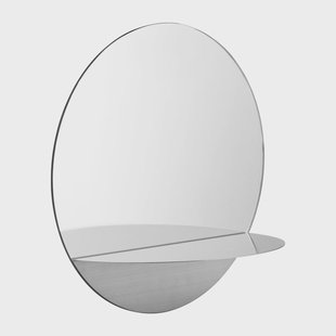 Normann Copenhagen Horizon spiegel rond Roestvrij staal