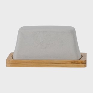 Bloomingville Josefine botervloot met schotel Grijs