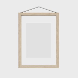 MOEBE Moebe essenhouten lijst A5 16,8x23,2 cm Transparent, Wood, Black