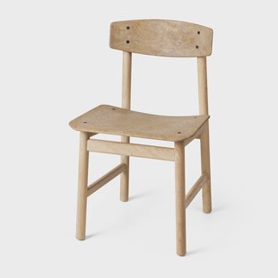 Mater Conscious BM3162 stoel Soaped oak-coffee waste light