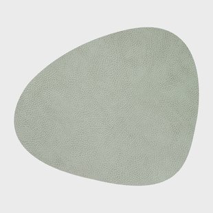LIND DNA Hippo placemat curve M Olive green