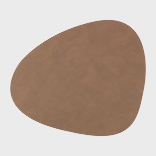 LIND DNA Nupo placemat curve M Brown LIND DNA Nupo placemat curve M Brown
