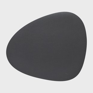 LIND DNA Serene placemat curve M Anthracite