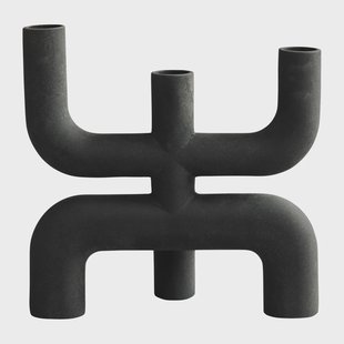 101 Copenhagen Cobra kandelaar 25x25 cm Black