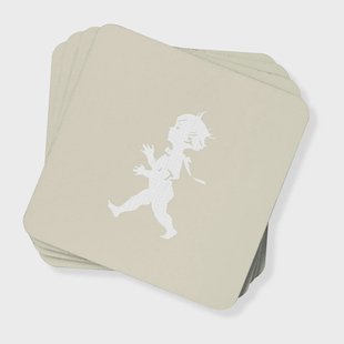 Solstickan Design Solstickan glasonderzetter 10x10 cm 4-pack Zand