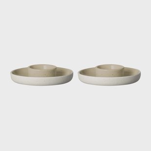 blomus Sablo eierdop Ø10 cm 2-pack Savannah