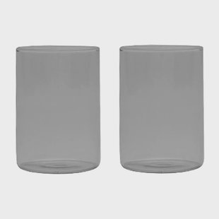 Design Letters Design Letters favoriete glas 35 cl 2-pack Smoke