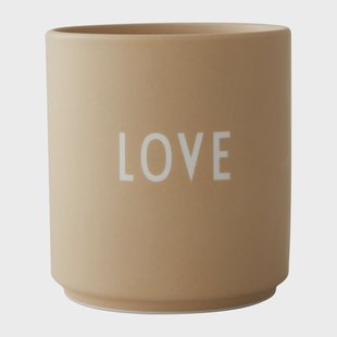 Design Letters Design Letters favoriete mok 25 cl Love-beige