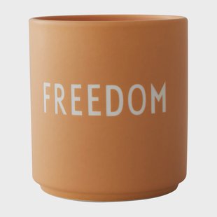 Design Letters Design Letters favoriete mok 25 cl Freedom-orange