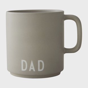 Design Letters Design Letters lievelingsbeker met oor 25 cl Cool grey