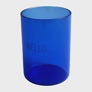 Design Letters Design Letters favoriete glas 35 cl Blauw