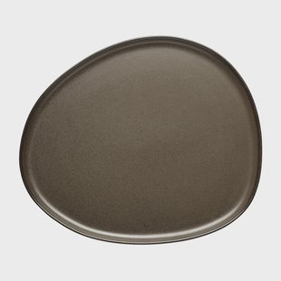 Aida Raw Organic bord 29x25 cm Metallic Brown