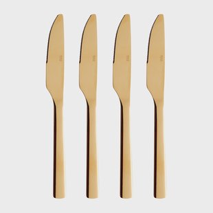 Aida Raw dinermes 4-pack Goud