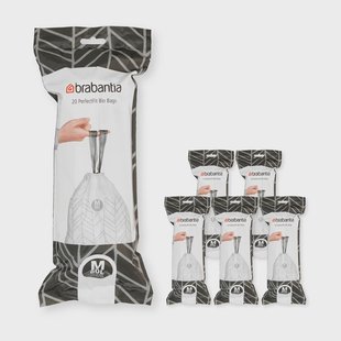 Brabantia Brabantia PerfectFit afvalzak 120 zakken Model M, 60 l
