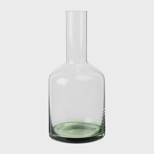 Broste Copenhagen Hue karaf 1,1 l Clear-olive green