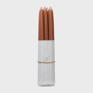 Broste Copenhagen Broste Copenhagen dinerkaarsen 10-pack Terracotta