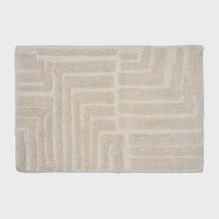 Classic Collection Field badmat 60x90 cm White