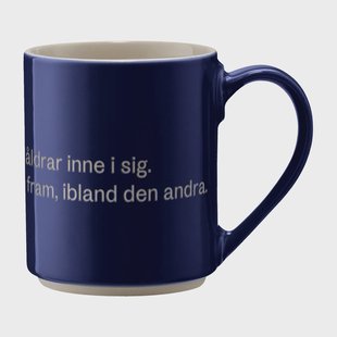 Design House Stockholm Astrid Lindgren mok, man har ju alla åldrar Zweedse tekst