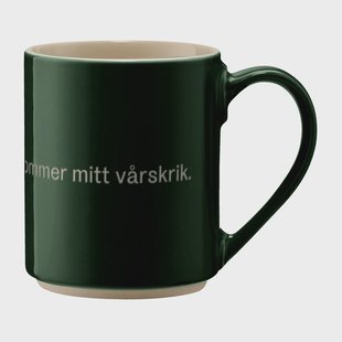 Design House Stockholm Astrid Lindgren mok, håll för örona Zweedse tekst